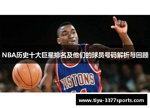 NBA历史十大巨星排名及他们的球员号码解析与回顾