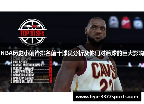 NBA历史小前锋排名前十球员分析及他们对篮球的巨大影响